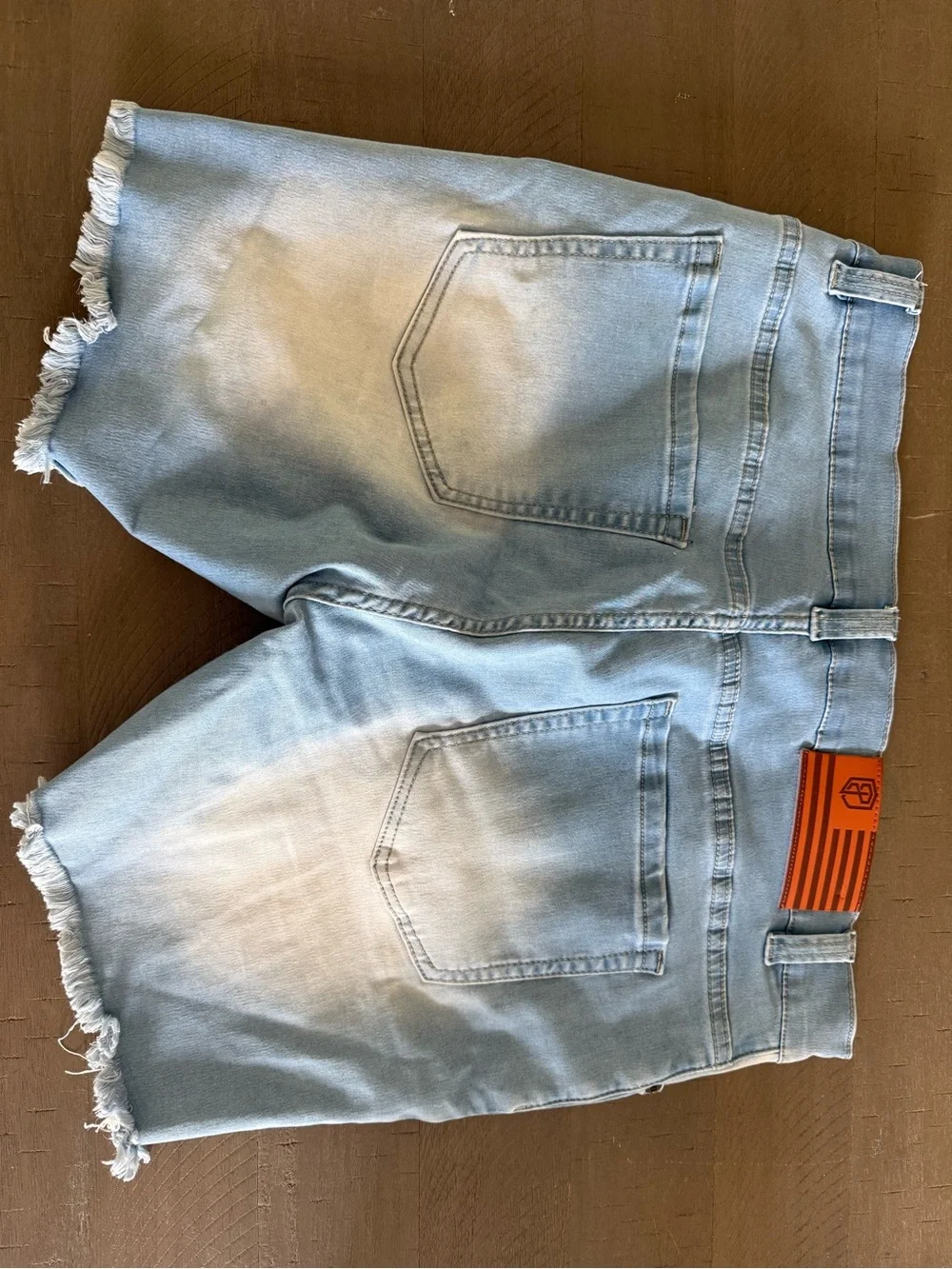 Born Primitive Light Blue Denim Cutoff Shorts
